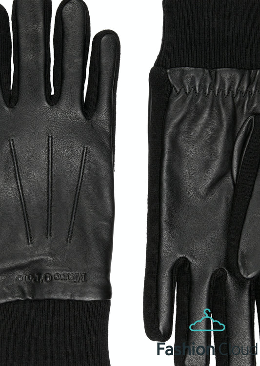 Gloves, nappa leather, materialmix, - 330701204054