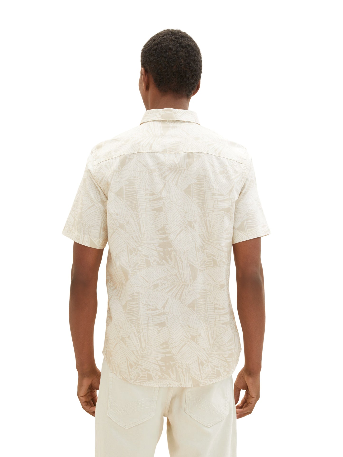 printed slubyarn shirt - 1036222