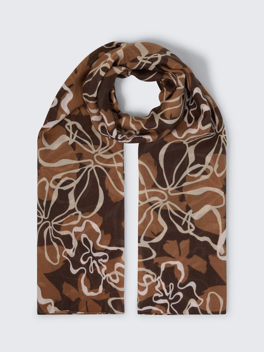printed paisley scarf - 1052823