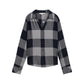 checked blouse - 1043208