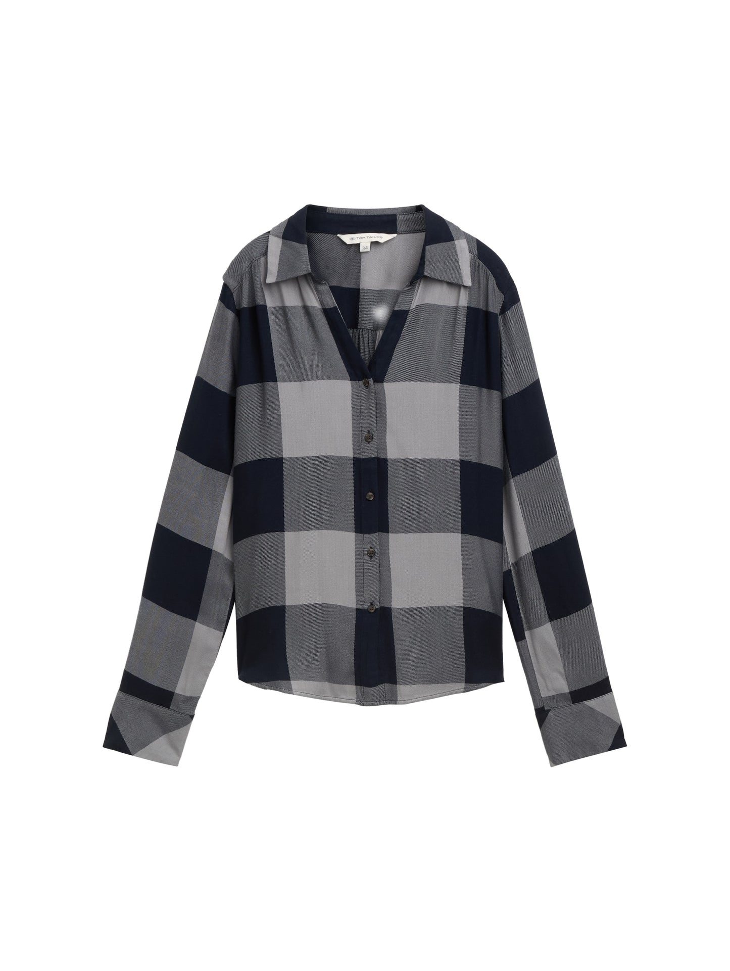 checked blouse - 1043208