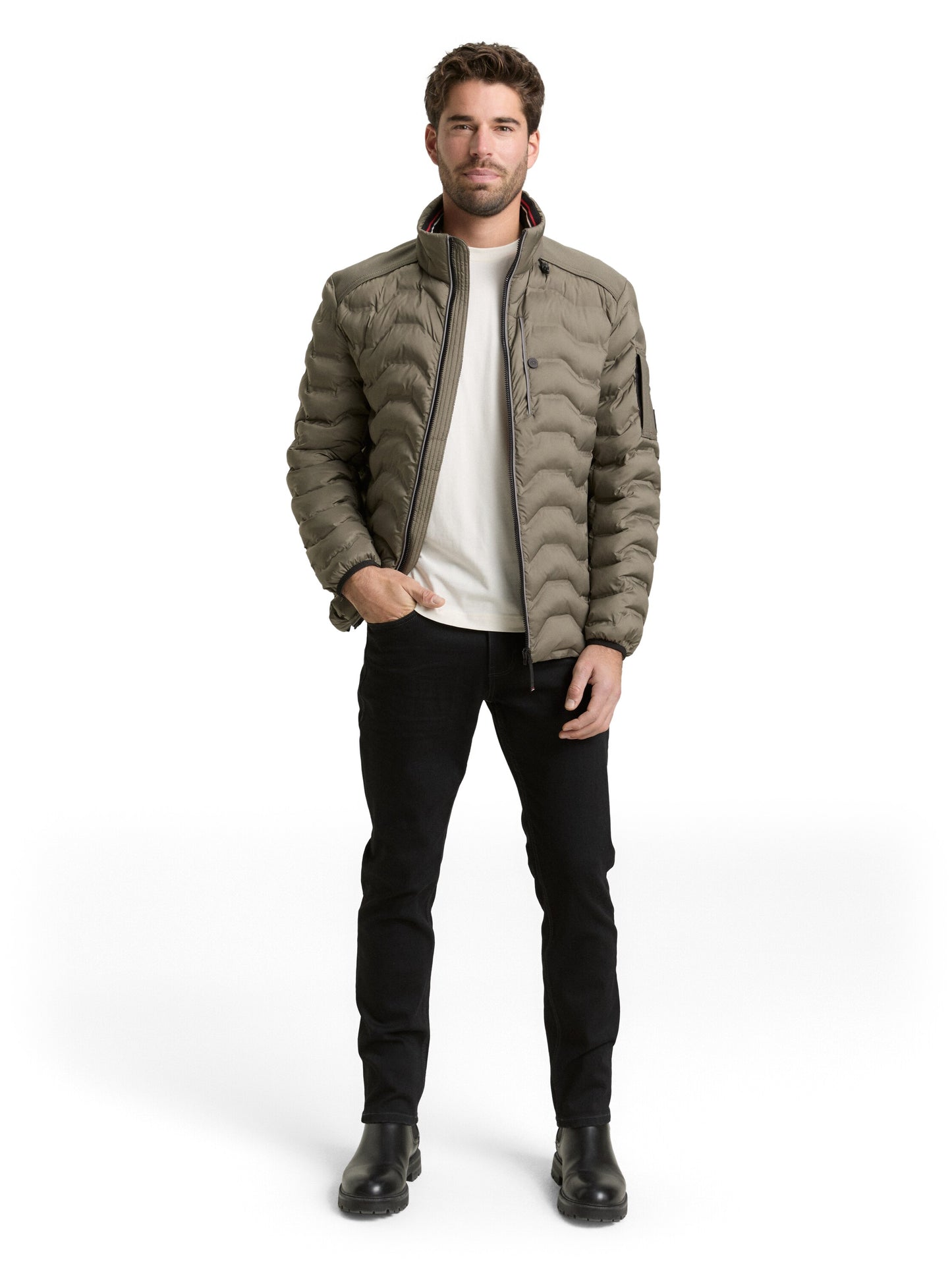 decorative hybrid jacket - 1048511