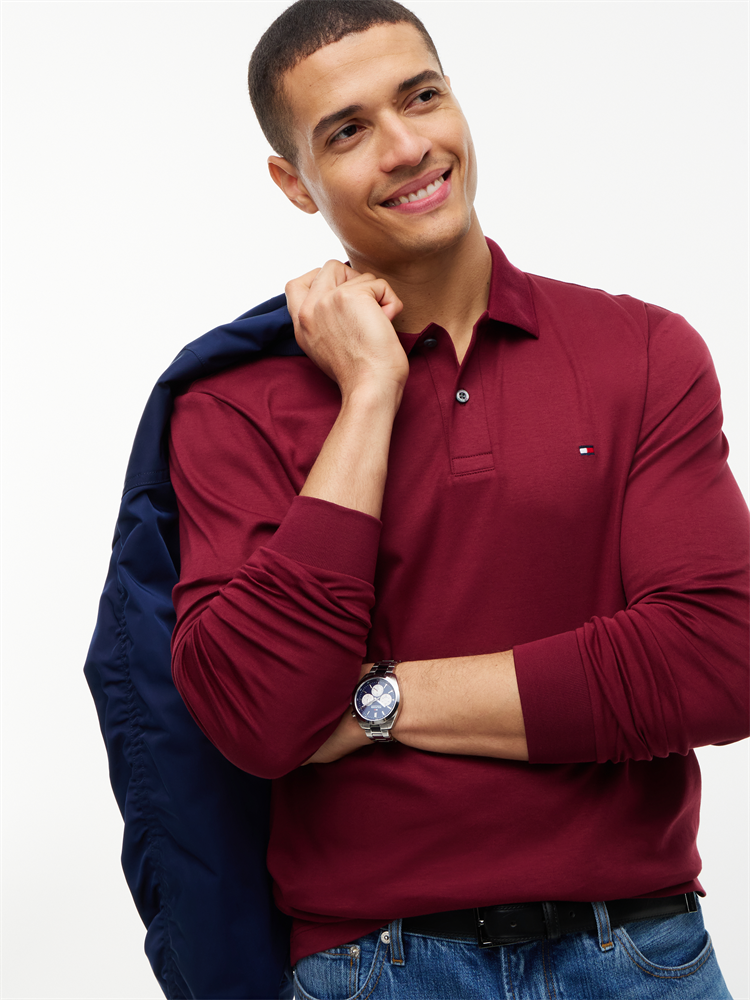 L/S LIQUID COTTON REG POLO - MW0MW37317