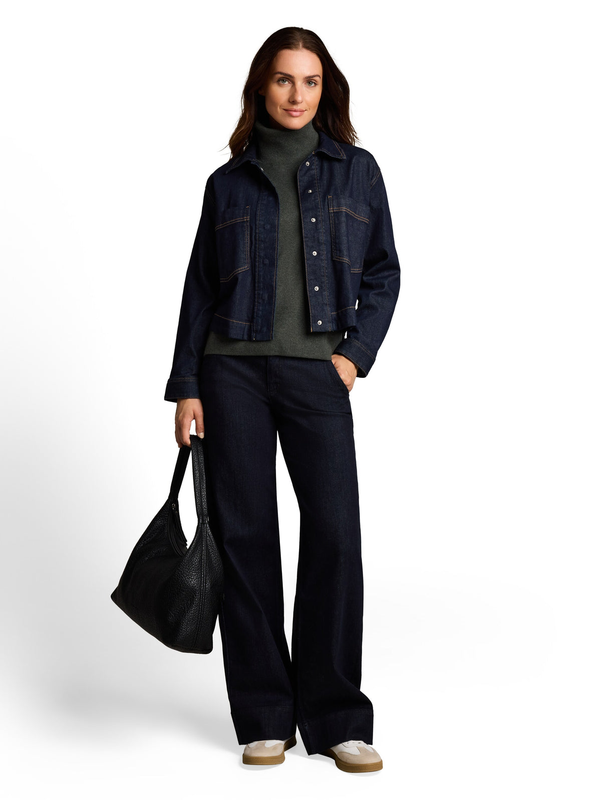 knit cashmere blend turtleneck - 1053394