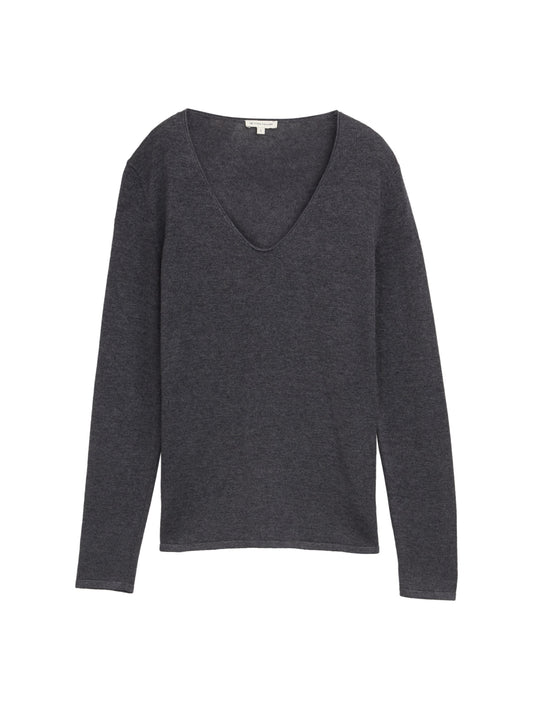 sweater basic v-neck - 1012976