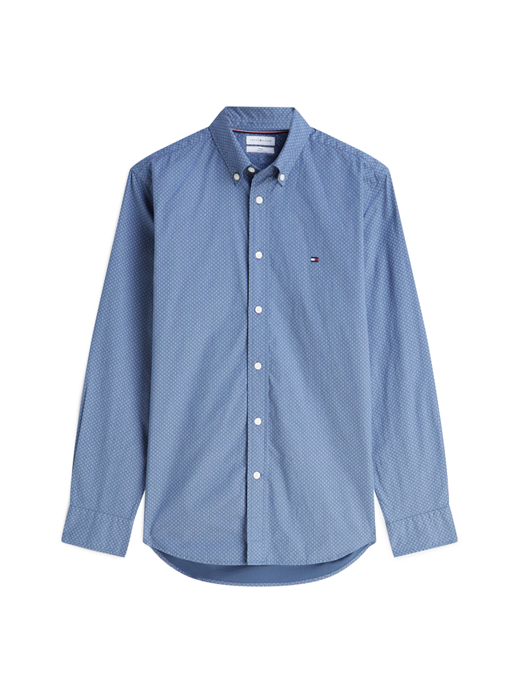FLEX POPLIN GEO PRINT RF SHIRT - MW0MW44580