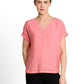 blouse solid v-neck - 1051077