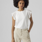 VMTASSA SL FRILL TOP NOOS - 10286067