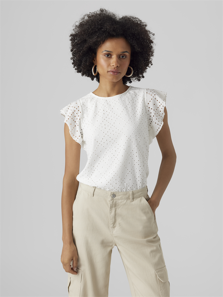 VMTASSA SL FRILL TOP NOOS - 10286067