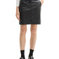 fake leather skirt - 1043896