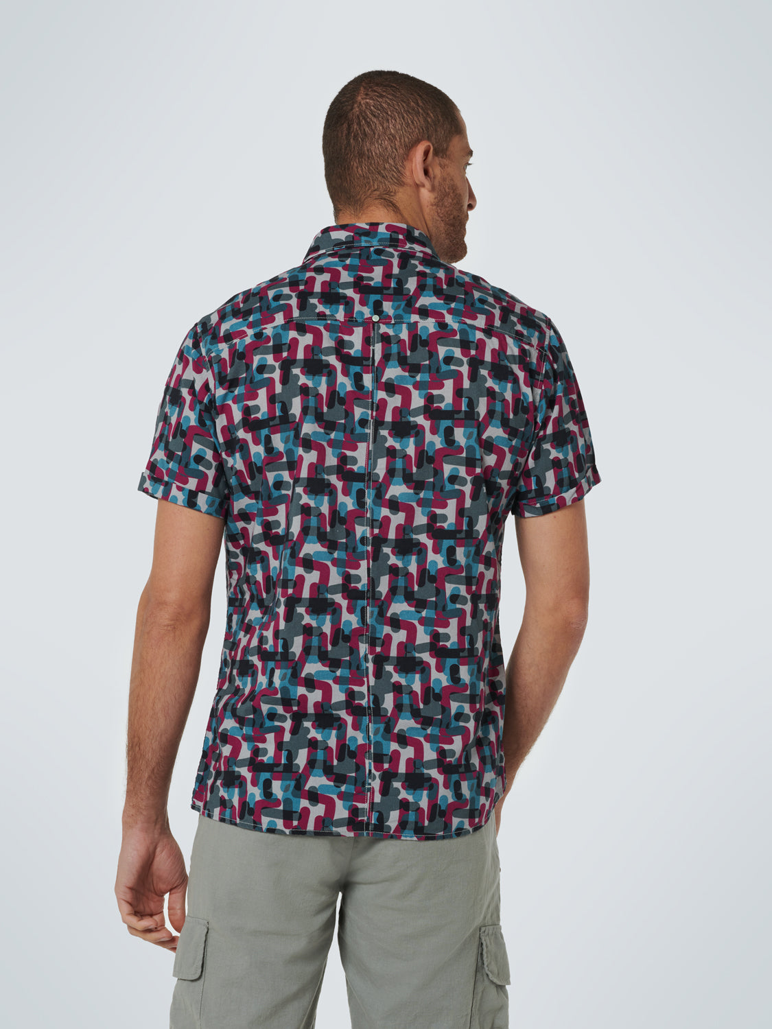 Shirt Short Sleeve Allover Printed - 16460415