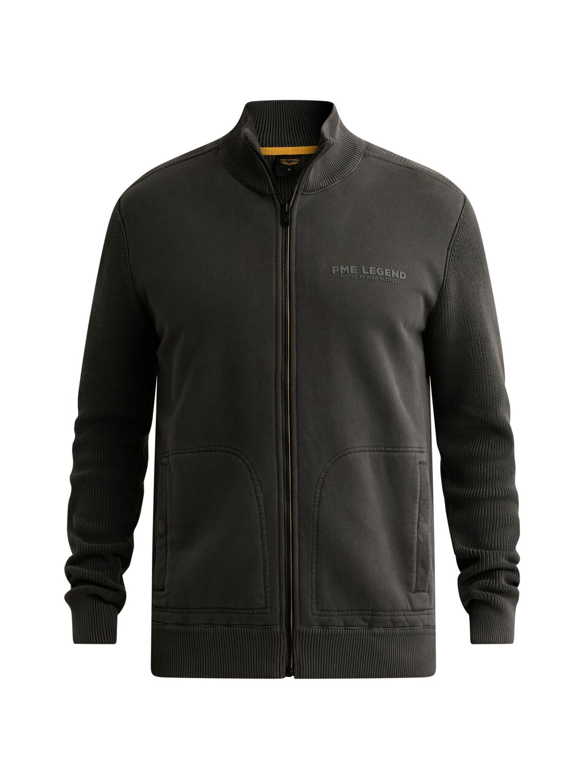Zip jacket sweat knit combination - PSW2610325