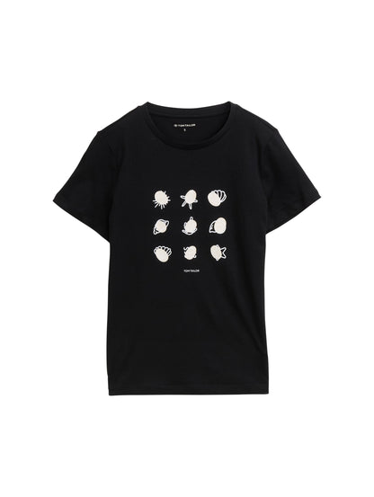 T-shirt basic with print - 1046437