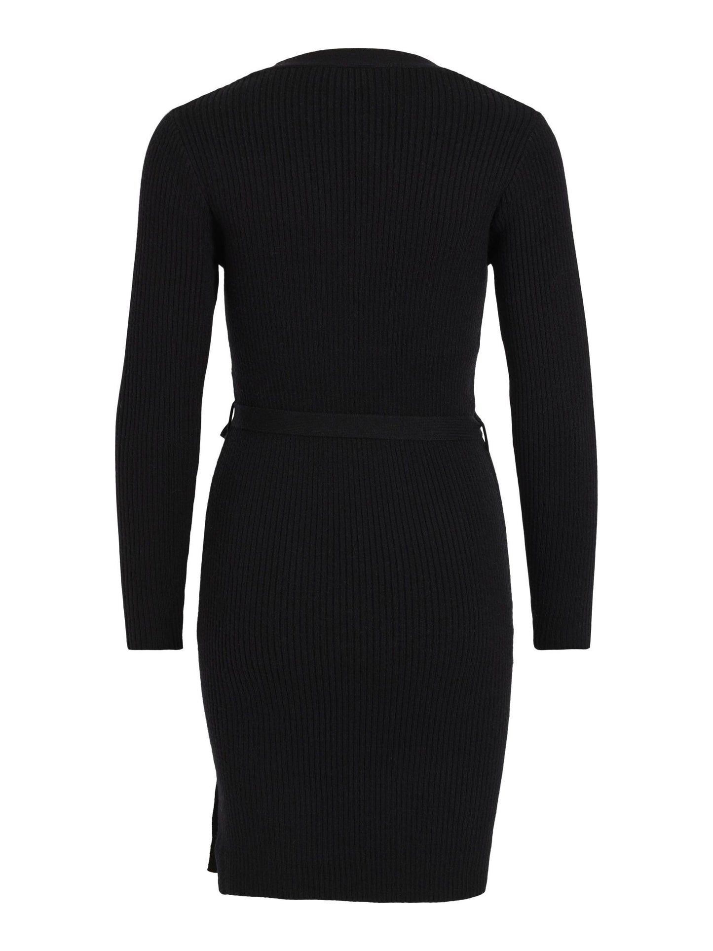 VIRIL WRAP L/S KNIT DRESS - NOOS - 14065547