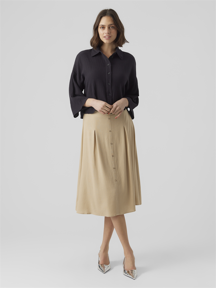 VMNATALI CROP SHIRT WVN NOOS - 10279685