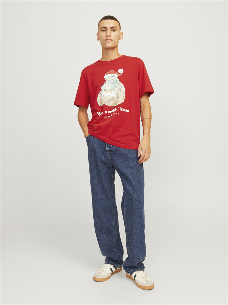 JJXMAS FUNNY TEE SS CREW NECK - 12265357