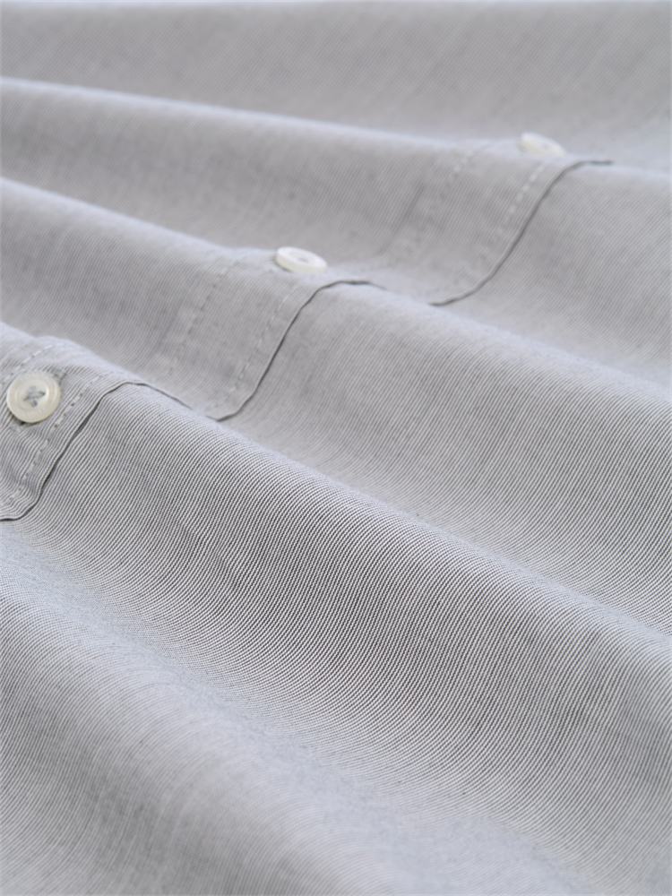 striped poplin shirt - 1049594
