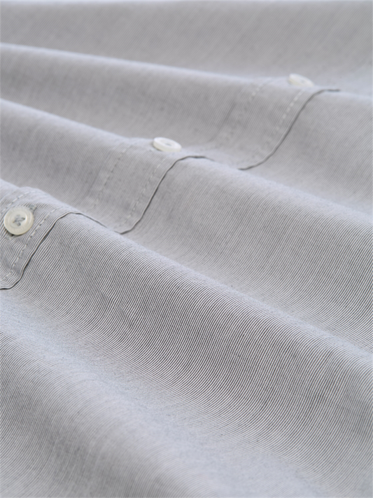 striped poplin shirt - 1049594