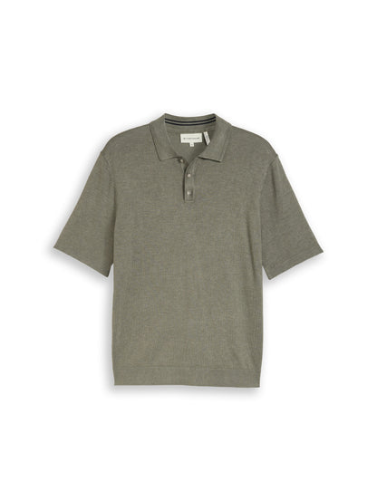 soft knit short sleeve polo - 1051957