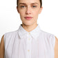 blouse top with tape details - 1051075