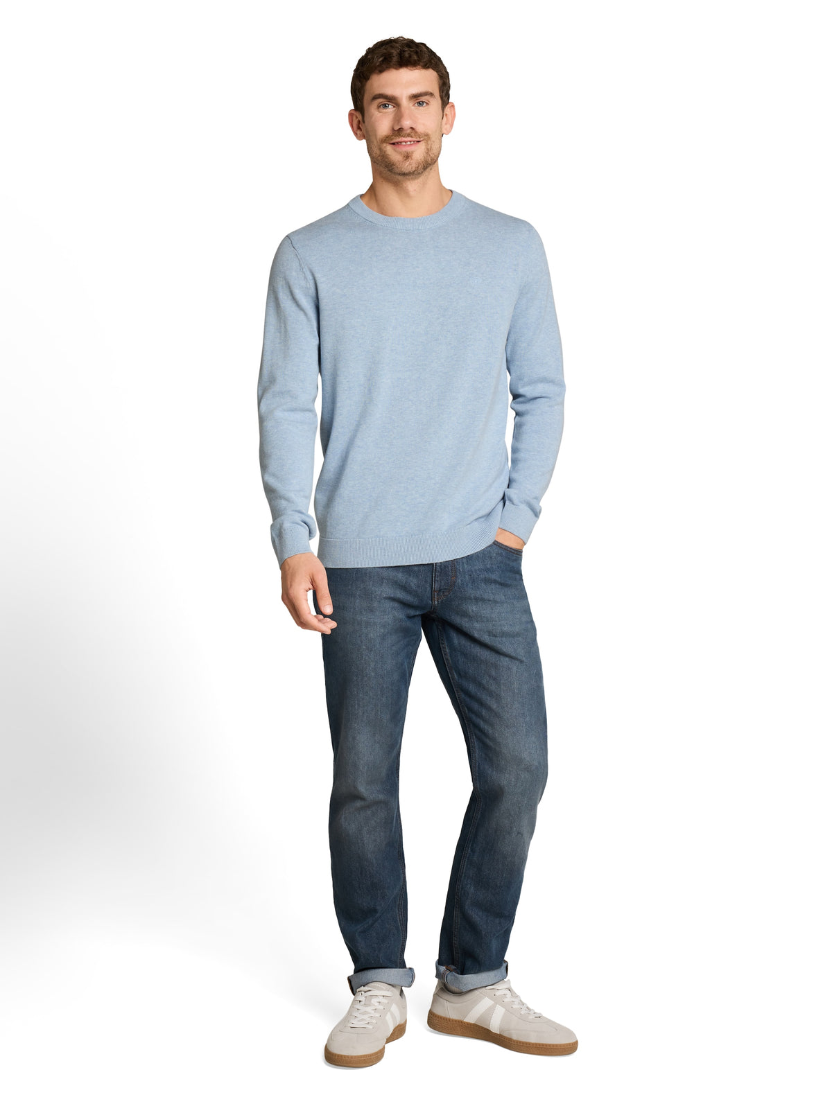 basic crewneck knit - 1039810