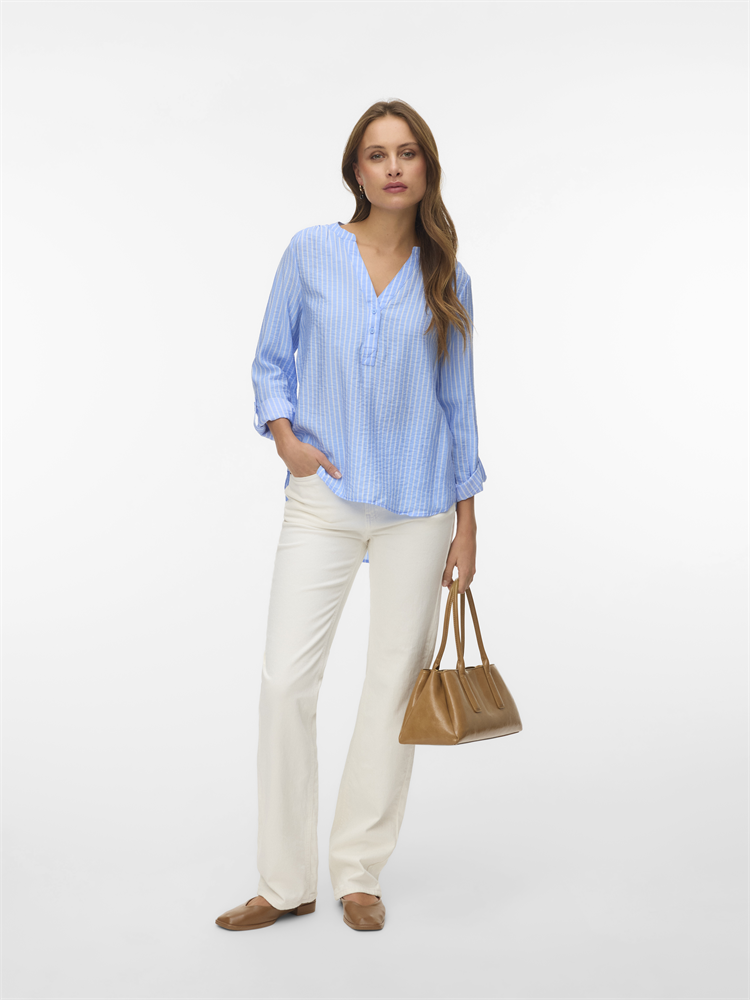 VMKAJA LS V-NECK FOLD-UP TOP WVN - 10340684