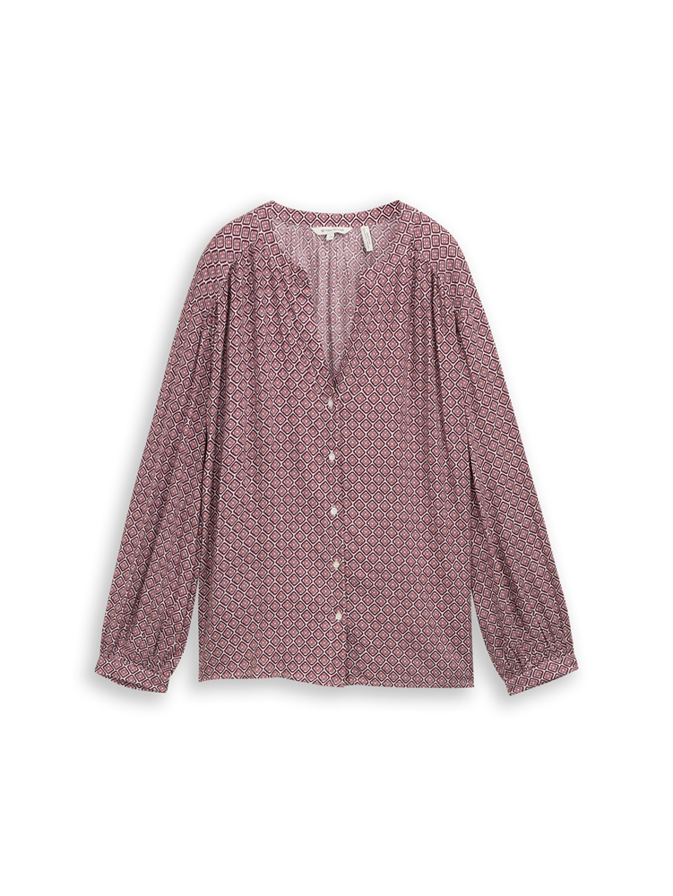 blouse printed longsleeve - 1047584