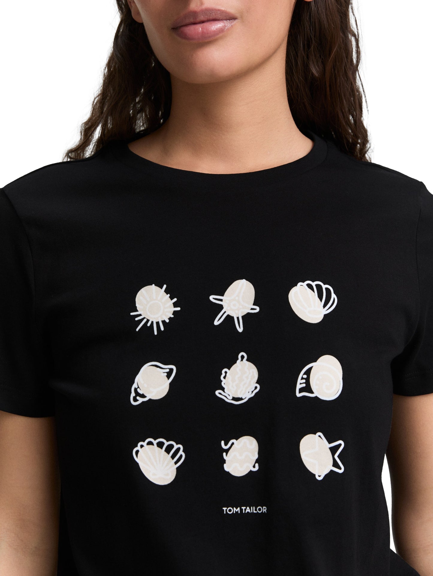 T-shirt basic with print - 1046437