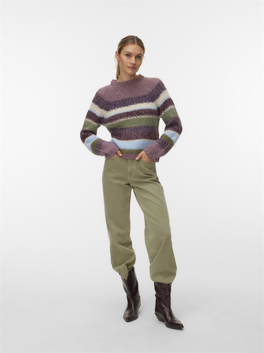 VMOSAKA LS HIGHNECK PULLOVER BOO - 10347134