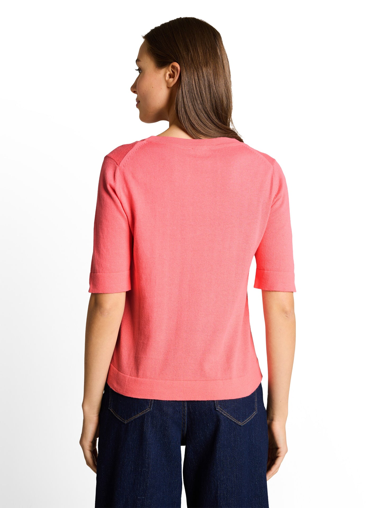 knit shortsleeve crewneck swea - 1050787