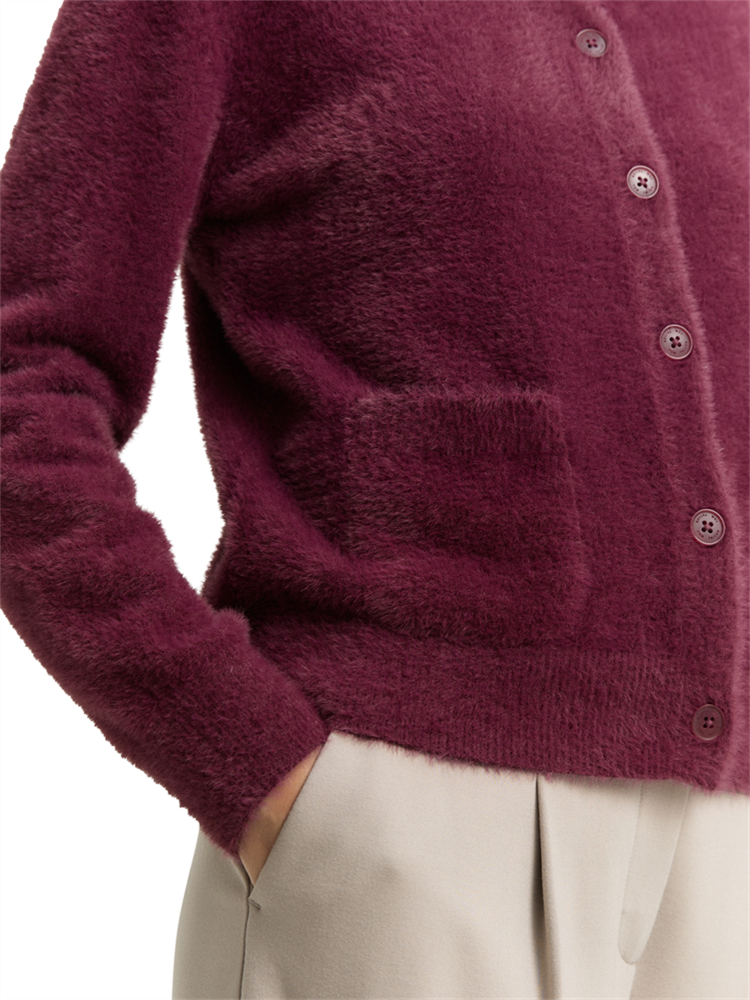 knit cardigan with buttons - 1048318