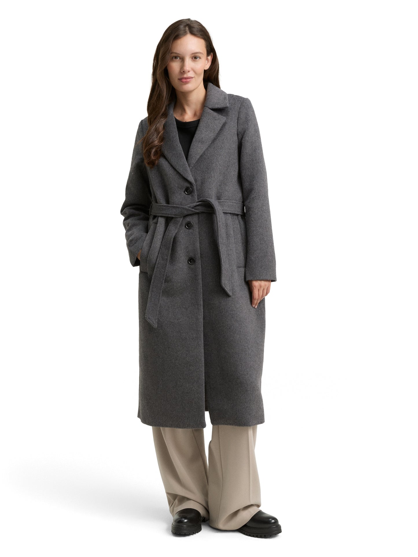belted coat - 1047524