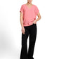 blouse solid v-neck - 1051077