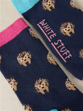 FLUFFY HEDGEHOG ANKLE SOCK - 446846