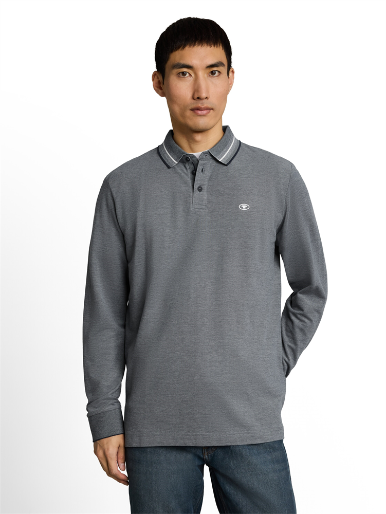detailed polo shirt - 1052681