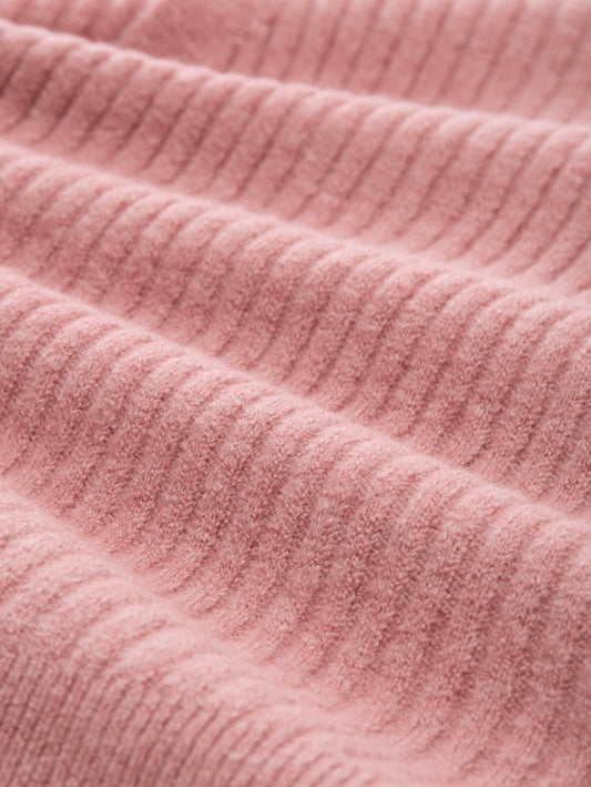 knit cosy rib vest - 1047693