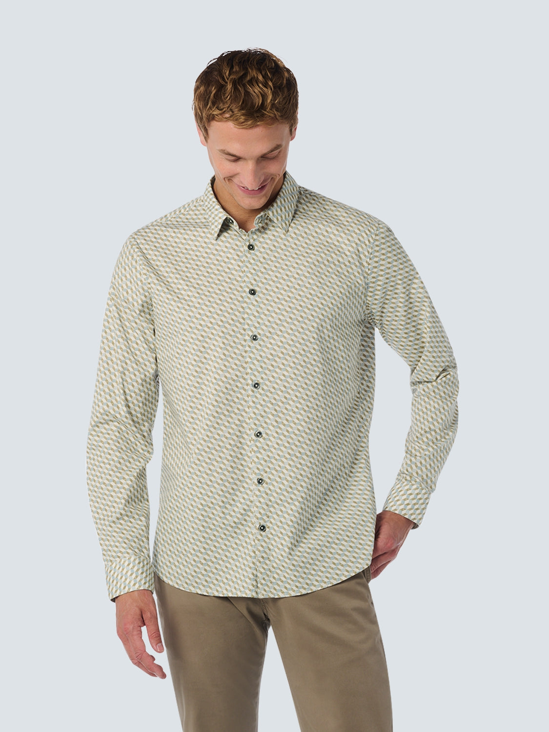 Shirt Stretch Allover Printed - 25430714