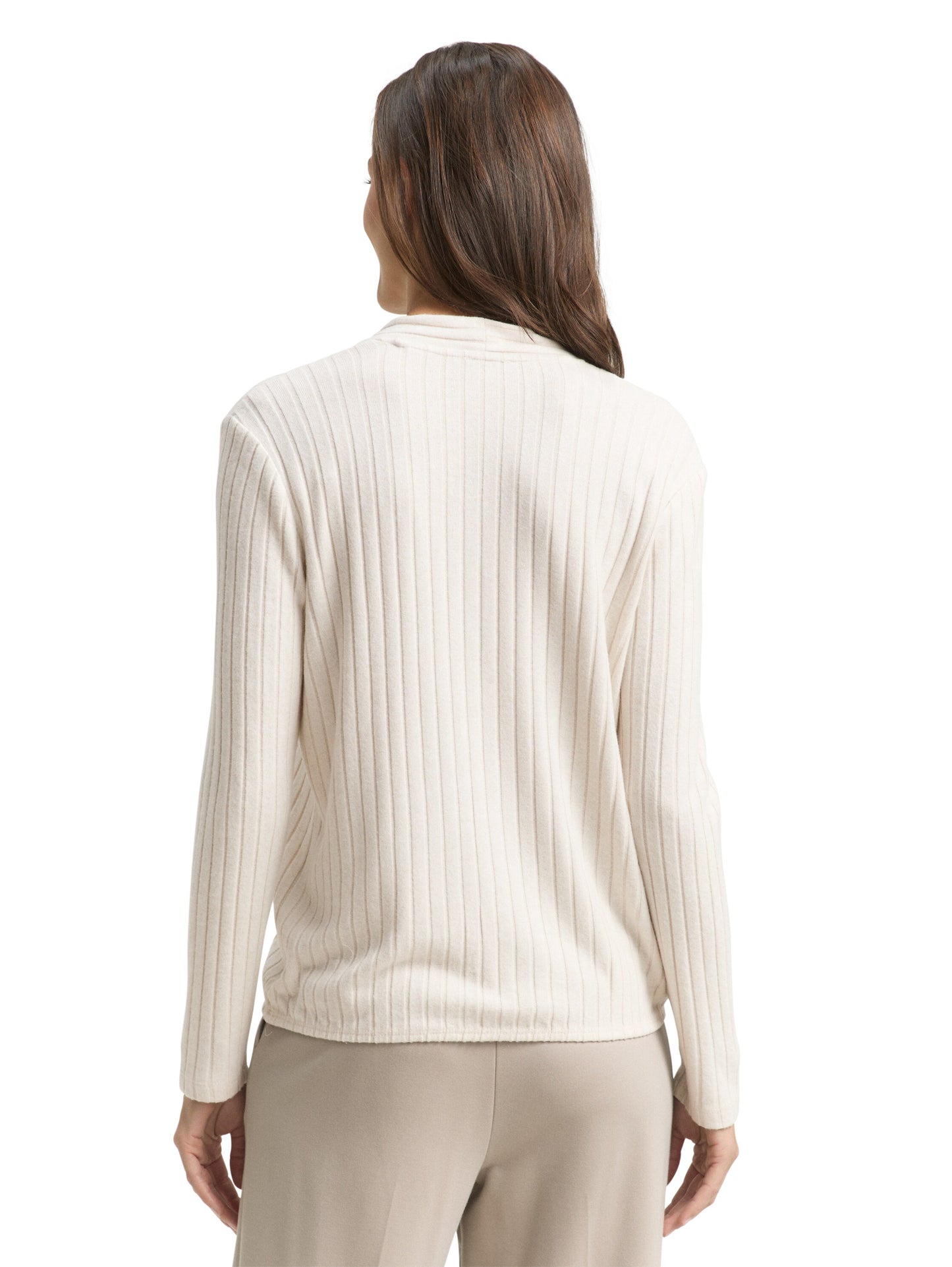 T-shirt v-neck cosy rib - 1048936
