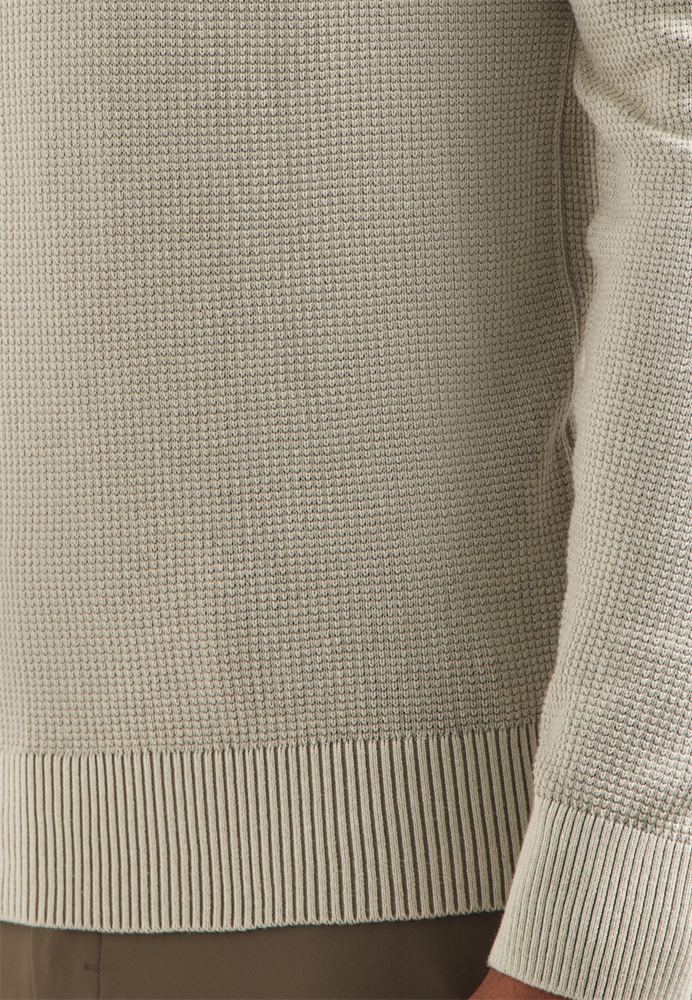 Pullover Half Zip Plated Structure - 29230813SN