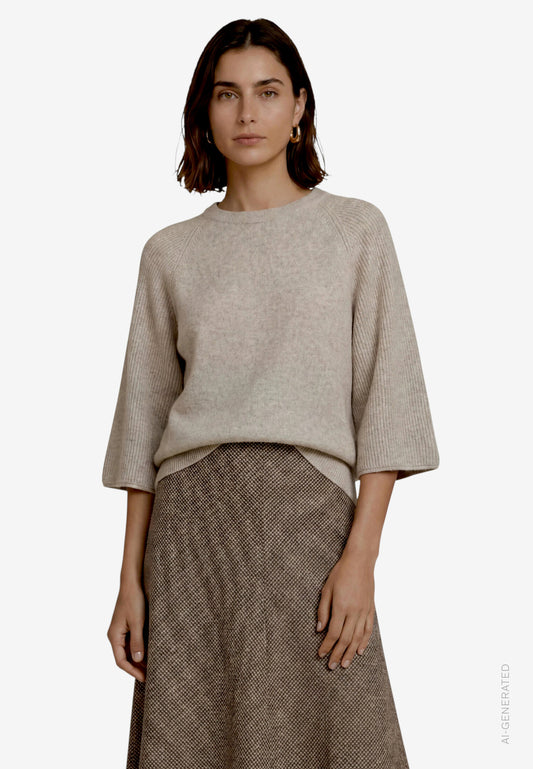 Strickpullover Kurz 3/4 Arm - 110-10004269