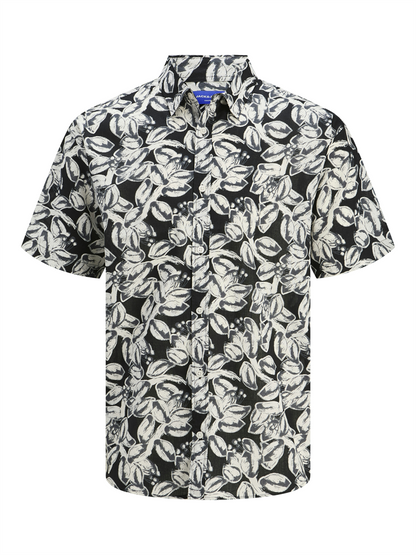 JORJOSHUA SPLIT AOP SHIRT SS LN - 12271089