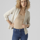 VMJESMILO 3/4 LOOSE BLAZER WVN GA N - 10279700