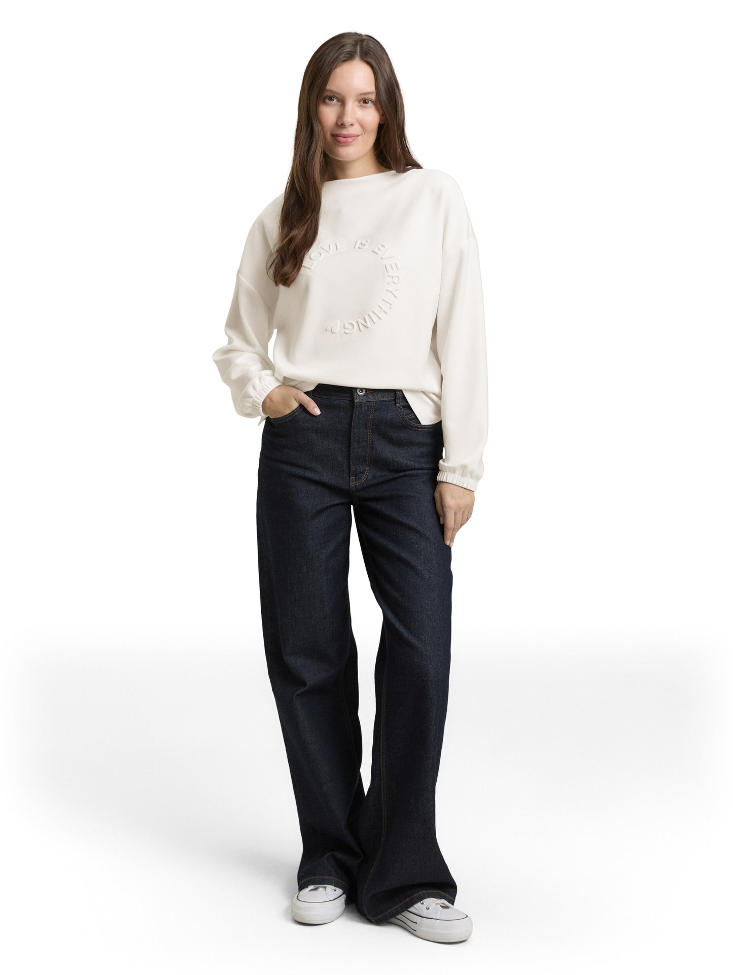 T-shirt mock neck scuba - 1050440