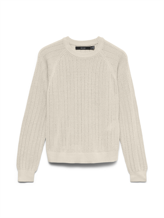 VMNEWLEX POINTELLE LS O-N PULLOVER - 10340560