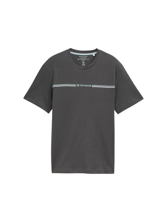 printed crewneck t-shirt - 1037803