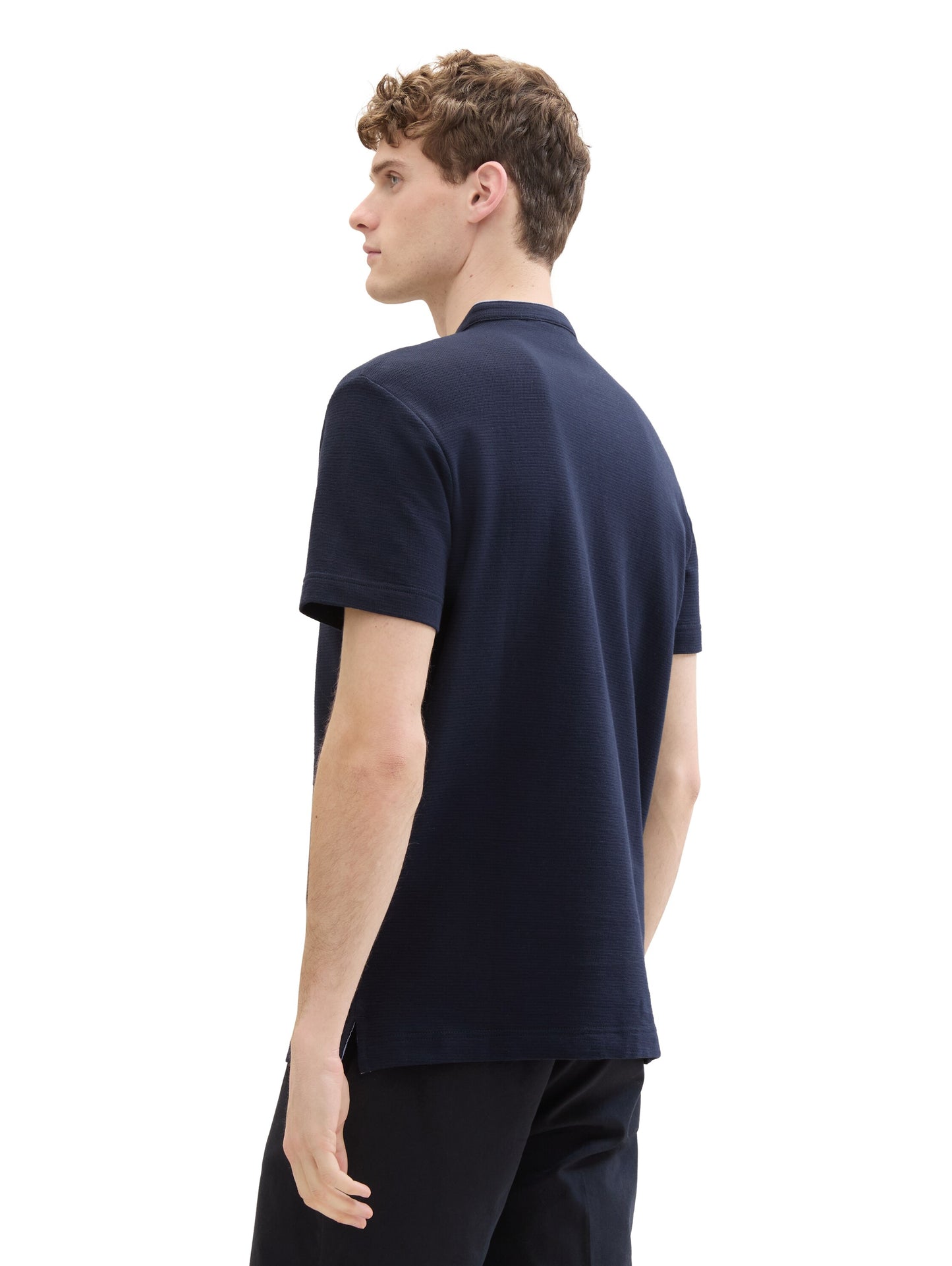 structured stand-up polo - 1041809