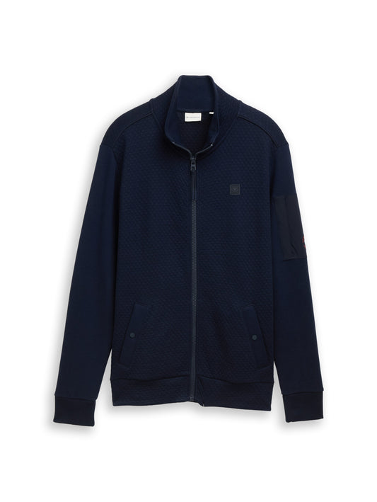 structured stand-up jacket - 1049263
