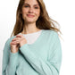 knit cashmere blend v-neck swe - 1053396