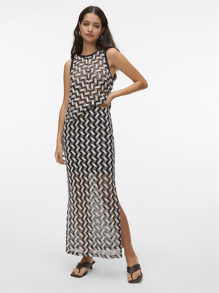 VMTIKKA SL CROCHET TOP JRS GA - 10327092