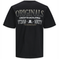 JORSHADOWBACK TEE SS CREW NECK BLK - 12247227